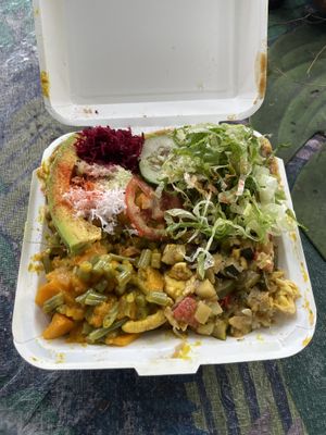 Such a mega selection of foods  at Ibo Spice in Kingston