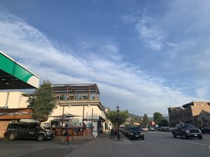 Rooftop seating with an amazing view at Salt & Lime in Steamboat Springs