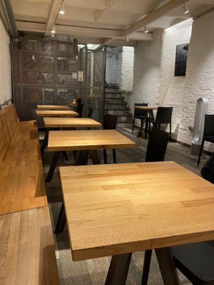 Basement area at The Fix Specialty Coffee in Madrid