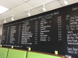 Menu at Butter Bun in Bude