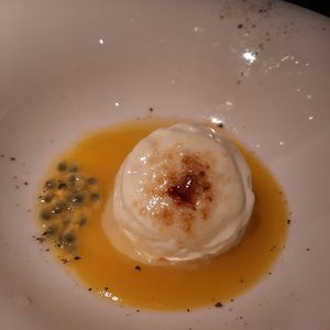 Vegetarian dessert at Maggese in San Miniato