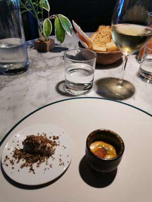 Vegan starter at Maggese in San Miniato