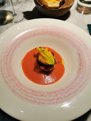 Vegan starter at Maggese in San Miniato