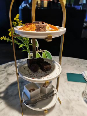 Vegan dessert at Maggese in San Miniato