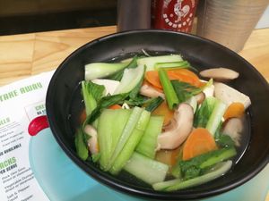 Combination vegan pho at Good Pho Mi in Sydney