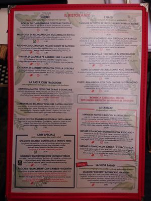  at Hosteria del Mercato in Rome