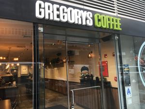 Front entrance at Gregory's Coffee - 3rd Ave in New York City
