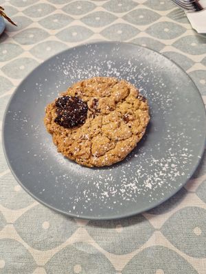 Vegan cookie with chocolate and hazelnut at Sweet Nothings in Galway