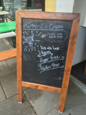 Vegan and gluten-free! at Mimi's Crepes in Hamburg