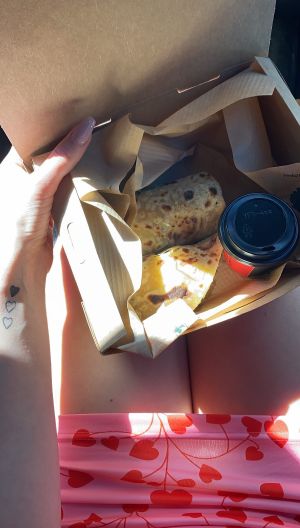 Nice wrap at Pat's Deli Farm in Sarande