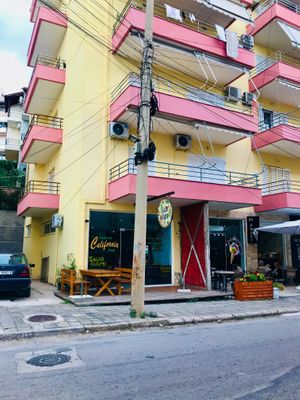 building at Pat's Deli Farm in Sarande