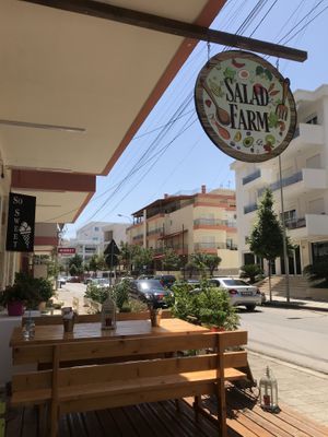 Salad Farm at Pat's Deli Farm in Sarande