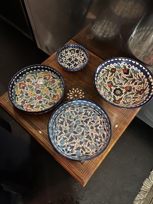 Flotte skåle  at Gaza Grill in Copenhagen