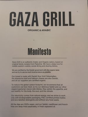   at Gaza Grill in Copenhagen