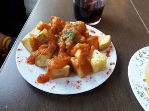 Papas bravas at Libido Bar in Granada
