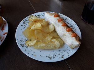 Veggie burrito at Libido Bar in Granada