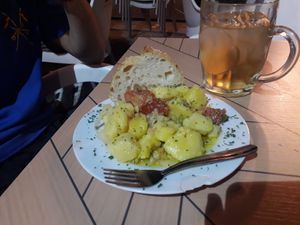 Potato salad at Libido Bar in Granada