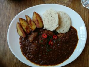 goulash at Maitrea in Prague