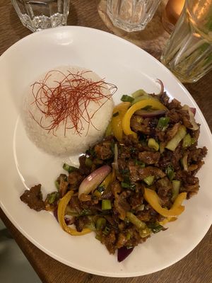 Asian wok  at Maitrea in Prague