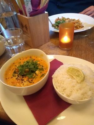 Thai Red Curry at Maitrea in Prague