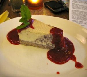 raw 'cheese cake'
very yummy! at Maitrea in Prague