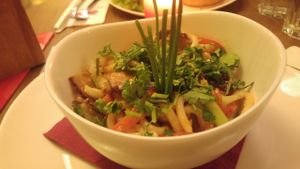 udon noodles  at Maitrea in Prague