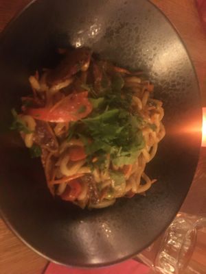 Udon noodles  at Maitrea in Prague