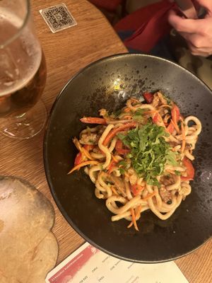 Udon noodles   at Maitrea in Prague