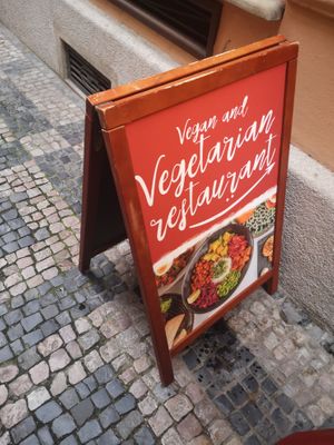 Outside at Maitrea in Prague