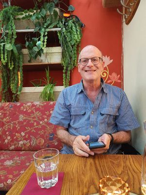 Waiting for the food. at Maitrea in Prague