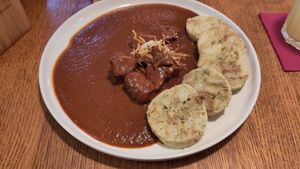 Vegetarian Gulasch (Vegan also available) at Maitrea in Prague