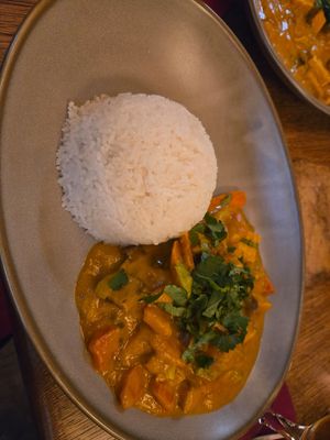 Weekly option, Thai curry at Maitrea in Prague