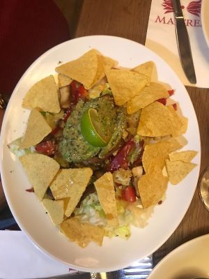 Great salad with tofu at Maitrea in Prague