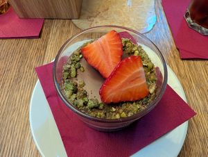 Dubai dessert at Maitrea in Prague