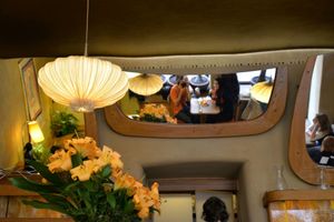 Next to the window... at Maitrea in Prague