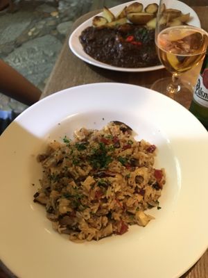 Paella 💚 at Maitrea in Prague