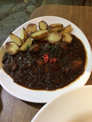 Goulash 💚 at Maitrea in Prague
