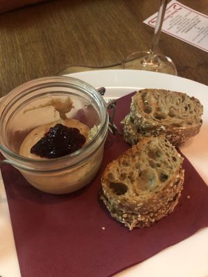 Tofu gras - incredible!! at Maitrea in Prague