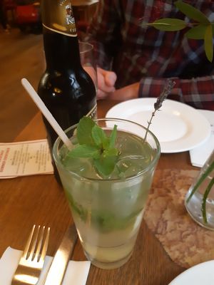 Seasonal gin cocktail at Maitrea in Prague