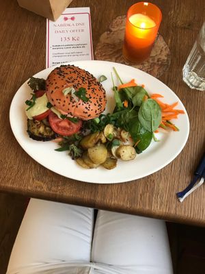 last year's lunch menu when it was still for 135,- at Maitrea in Prague