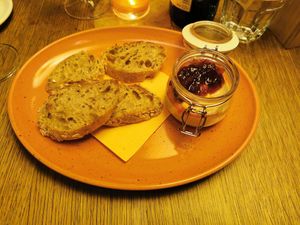 Smoked tofu Pate at Maitrea in Prague