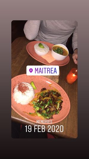 Beautiful food  at Maitrea in Prague