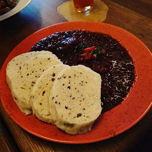 Goulash at Maitrea in Prague