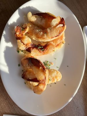 Tempura squash   at Mill'Feuille in Luzern