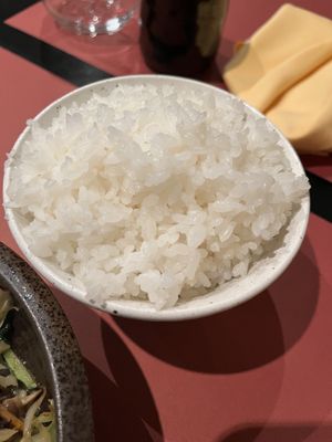 Side of rice 🍚   at Myoko in Zermatt