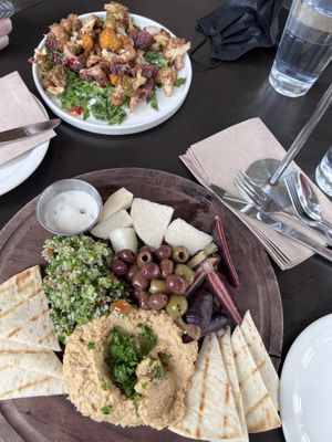 Mediterranean platter #Veganuary at Panama 66 in San Diego