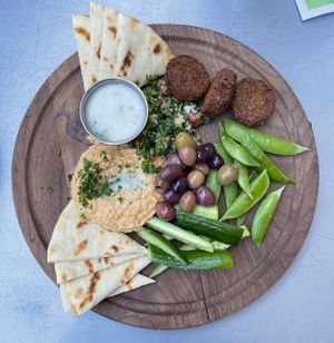 hummus board    at Panama 66 in San Diego