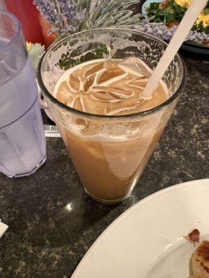 iced oat milk vanilla latte  at The Trails Eatery in San Diego