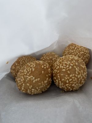 Sesame balls (vegan)  at Aroi Thai Food in Colorado Springs