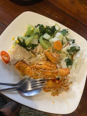 My meal! 28k with a drink 😋 at Bu Mi in Canggu